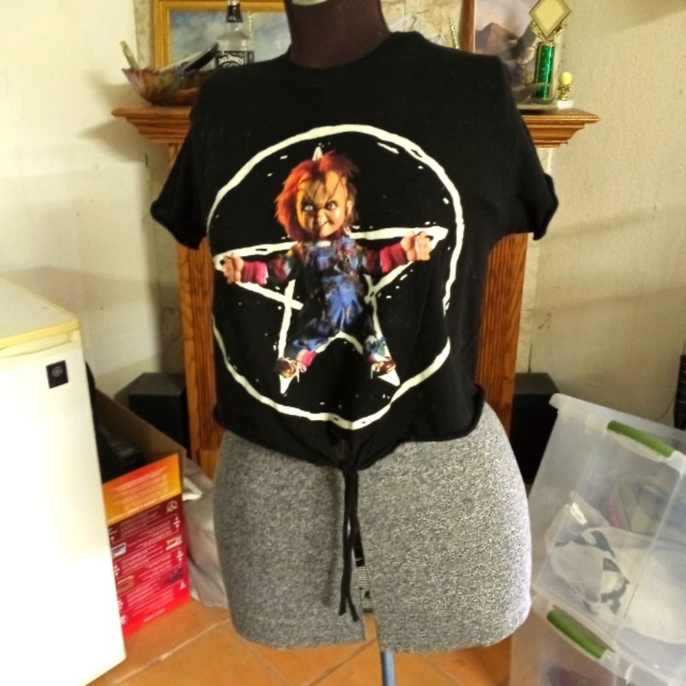 Chucky pentagram t-shirt